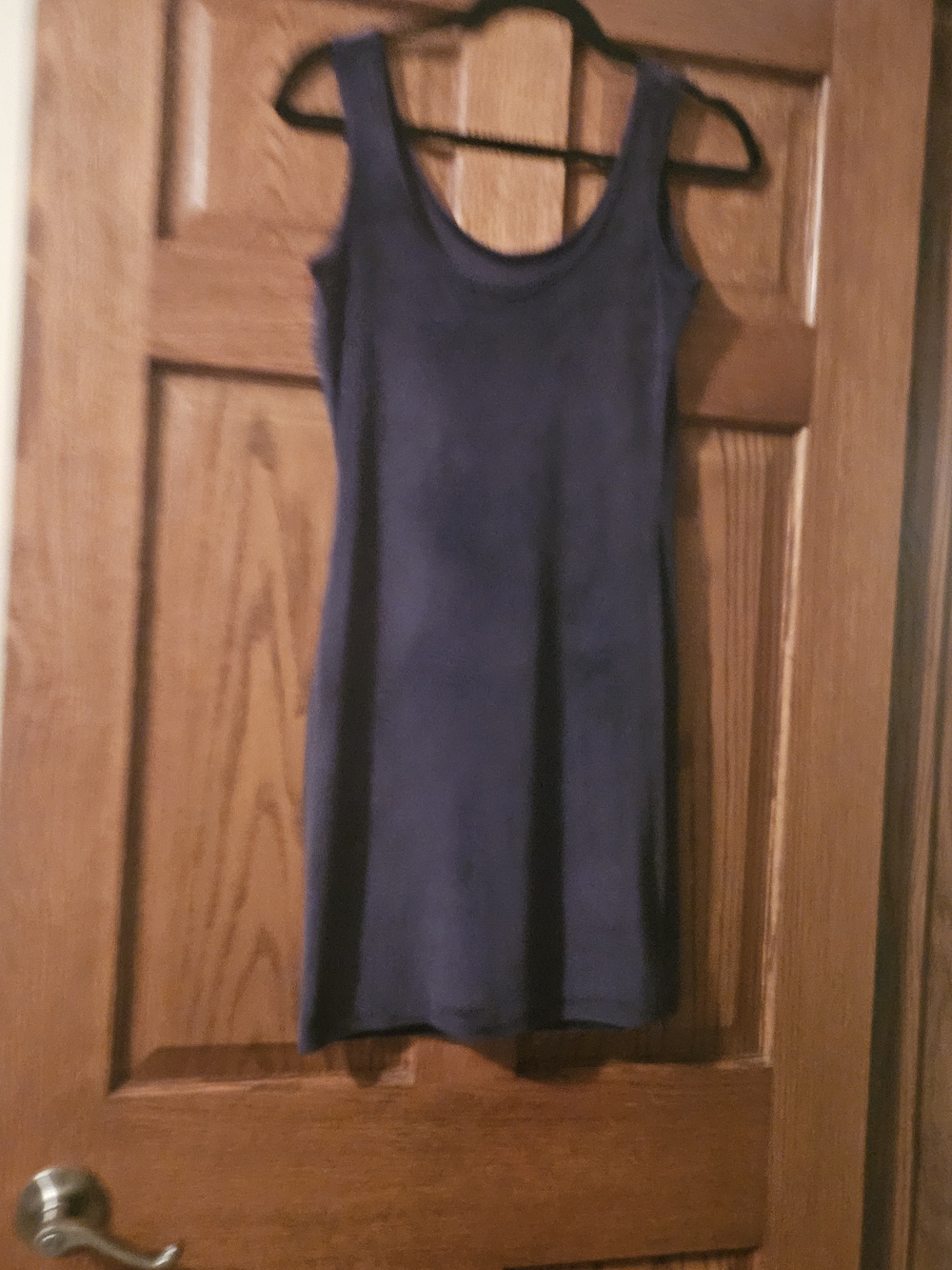 Sleeveless Navy Mini Dress - Classic Scoop Neck